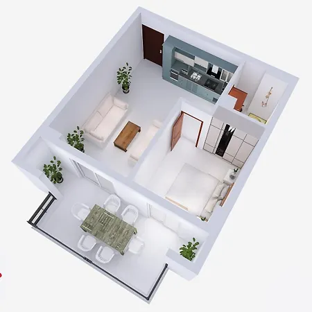 Sail Sea View 아파트 Sarandë